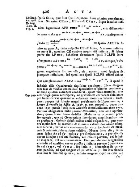 Opuscula omnia actis eruditorum lipsiensibus inserta, quae ad universam mathesim, physicam, medicinam, anatomiam, chirurgiam et philologiam pertinent; nec non epitomae si quae materia vel criticis animadversionibus celebriores