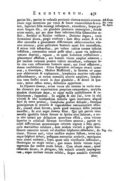 Opuscula omnia actis eruditorum lipsiensibus inserta, quae ad universam mathesim, physicam, medicinam, anatomiam, chirurgiam et philologiam pertinent; nec non epitomae si quae materia vel criticis animadversionibus celebriores