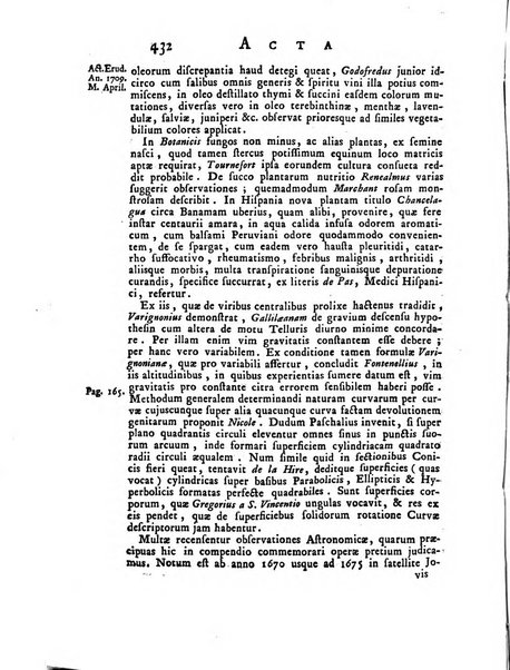 Opuscula omnia actis eruditorum lipsiensibus inserta, quae ad universam mathesim, physicam, medicinam, anatomiam, chirurgiam et philologiam pertinent; nec non epitomae si quae materia vel criticis animadversionibus celebriores