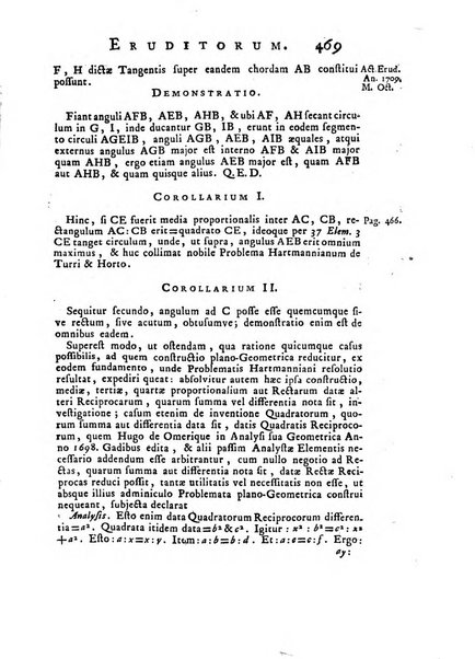 Opuscula omnia actis eruditorum lipsiensibus inserta, quae ad universam mathesim, physicam, medicinam, anatomiam, chirurgiam et philologiam pertinent; nec non epitomae si quae materia vel criticis animadversionibus celebriores