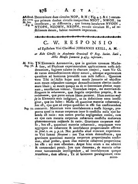 Opuscula omnia actis eruditorum lipsiensibus inserta, quae ad universam mathesim, physicam, medicinam, anatomiam, chirurgiam et philologiam pertinent; nec non epitomae si quae materia vel criticis animadversionibus celebriores