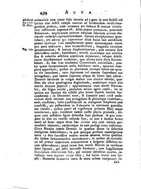 Opuscula omnia actis eruditorum lipsiensibus inserta, quae ad universam mathesim, physicam, medicinam, anatomiam, chirurgiam et philologiam pertinent; nec non epitomae si quae materia vel criticis animadversionibus celebriores