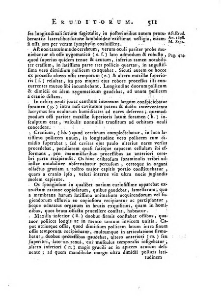 Opuscula omnia actis eruditorum lipsiensibus inserta, quae ad universam mathesim, physicam, medicinam, anatomiam, chirurgiam et philologiam pertinent; nec non epitomae si quae materia vel criticis animadversionibus celebriores