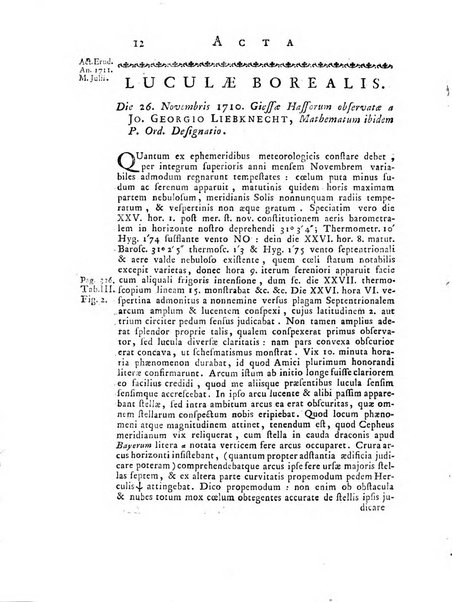 Opuscula omnia actis eruditorum lipsiensibus inserta, quae ad universam mathesim, physicam, medicinam, anatomiam, chirurgiam et philologiam pertinent; nec non epitomae si quae materia vel criticis animadversionibus celebriores