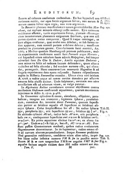 Opuscula omnia actis eruditorum lipsiensibus inserta, quae ad universam mathesim, physicam, medicinam, anatomiam, chirurgiam et philologiam pertinent; nec non epitomae si quae materia vel criticis animadversionibus celebriores