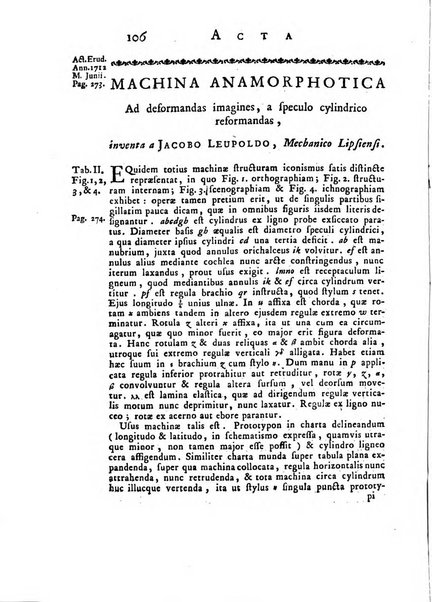 Opuscula omnia actis eruditorum lipsiensibus inserta, quae ad universam mathesim, physicam, medicinam, anatomiam, chirurgiam et philologiam pertinent; nec non epitomae si quae materia vel criticis animadversionibus celebriores