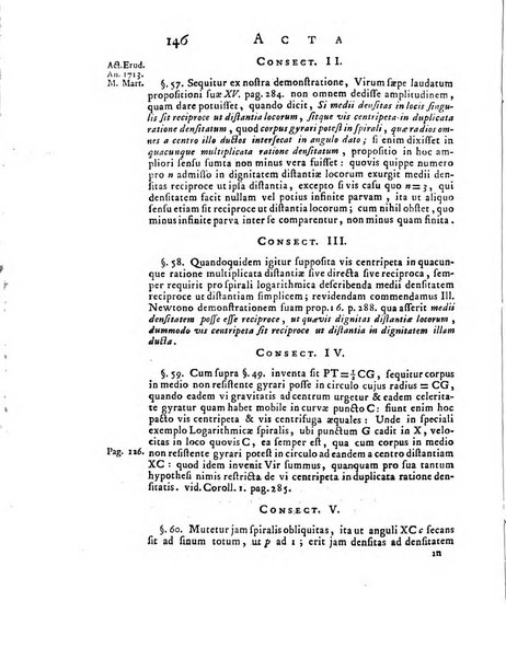 Opuscula omnia actis eruditorum lipsiensibus inserta, quae ad universam mathesim, physicam, medicinam, anatomiam, chirurgiam et philologiam pertinent; nec non epitomae si quae materia vel criticis animadversionibus celebriores