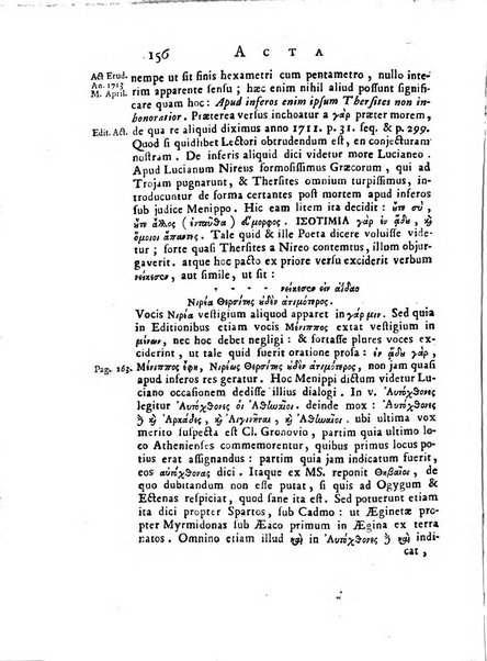 Opuscula omnia actis eruditorum lipsiensibus inserta, quae ad universam mathesim, physicam, medicinam, anatomiam, chirurgiam et philologiam pertinent; nec non epitomae si quae materia vel criticis animadversionibus celebriores