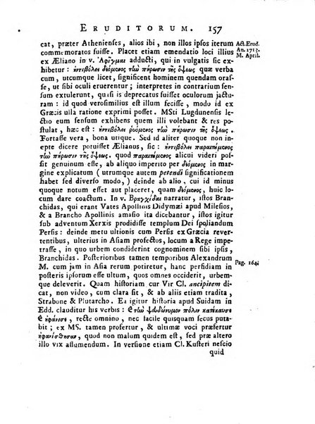 Opuscula omnia actis eruditorum lipsiensibus inserta, quae ad universam mathesim, physicam, medicinam, anatomiam, chirurgiam et philologiam pertinent; nec non epitomae si quae materia vel criticis animadversionibus celebriores