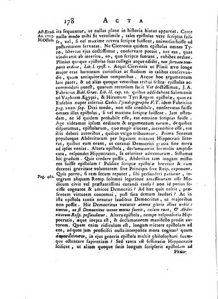 Opuscula omnia actis eruditorum lipsiensibus inserta, quae ad universam mathesim, physicam, medicinam, anatomiam, chirurgiam et philologiam pertinent; nec non epitomae si quae materia vel criticis animadversionibus celebriores