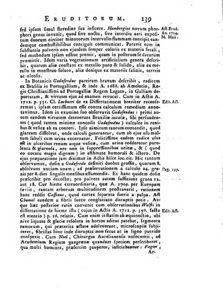 Opuscula omnia actis eruditorum lipsiensibus inserta, quae ad universam mathesim, physicam, medicinam, anatomiam, chirurgiam et philologiam pertinent; nec non epitomae si quae materia vel criticis animadversionibus celebriores