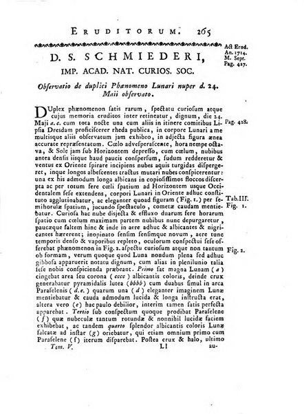 Opuscula omnia actis eruditorum lipsiensibus inserta, quae ad universam mathesim, physicam, medicinam, anatomiam, chirurgiam et philologiam pertinent; nec non epitomae si quae materia vel criticis animadversionibus celebriores