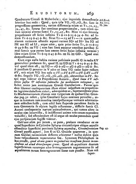 Opuscula omnia actis eruditorum lipsiensibus inserta, quae ad universam mathesim, physicam, medicinam, anatomiam, chirurgiam et philologiam pertinent; nec non epitomae si quae materia vel criticis animadversionibus celebriores