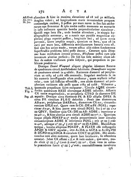 Opuscula omnia actis eruditorum lipsiensibus inserta, quae ad universam mathesim, physicam, medicinam, anatomiam, chirurgiam et philologiam pertinent; nec non epitomae si quae materia vel criticis animadversionibus celebriores