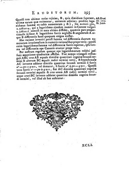 Opuscula omnia actis eruditorum lipsiensibus inserta, quae ad universam mathesim, physicam, medicinam, anatomiam, chirurgiam et philologiam pertinent; nec non epitomae si quae materia vel criticis animadversionibus celebriores