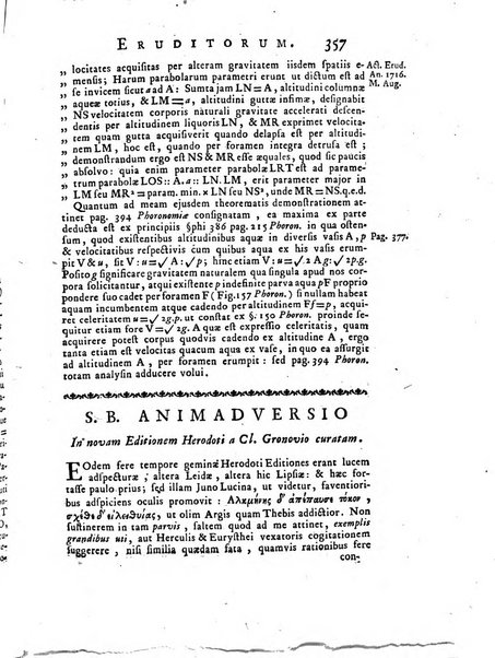 Opuscula omnia actis eruditorum lipsiensibus inserta, quae ad universam mathesim, physicam, medicinam, anatomiam, chirurgiam et philologiam pertinent; nec non epitomae si quae materia vel criticis animadversionibus celebriores