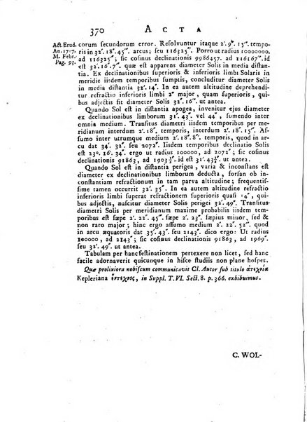 Opuscula omnia actis eruditorum lipsiensibus inserta, quae ad universam mathesim, physicam, medicinam, anatomiam, chirurgiam et philologiam pertinent; nec non epitomae si quae materia vel criticis animadversionibus celebriores