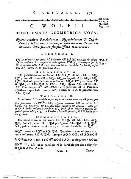 Opuscula omnia actis eruditorum lipsiensibus inserta, quae ad universam mathesim, physicam, medicinam, anatomiam, chirurgiam et philologiam pertinent; nec non epitomae si quae materia vel criticis animadversionibus celebriores