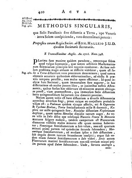 Opuscula omnia actis eruditorum lipsiensibus inserta, quae ad universam mathesim, physicam, medicinam, anatomiam, chirurgiam et philologiam pertinent; nec non epitomae si quae materia vel criticis animadversionibus celebriores