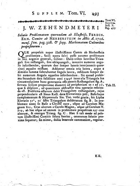 Opuscula omnia actis eruditorum lipsiensibus inserta, quae ad universam mathesim, physicam, medicinam, anatomiam, chirurgiam et philologiam pertinent; nec non epitomae si quae materia vel criticis animadversionibus celebriores