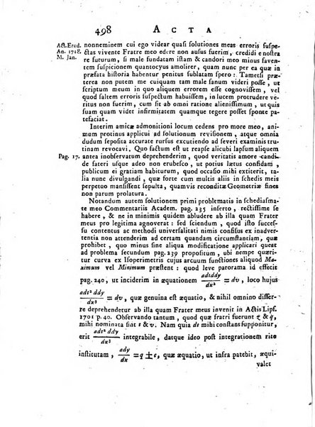 Opuscula omnia actis eruditorum lipsiensibus inserta, quae ad universam mathesim, physicam, medicinam, anatomiam, chirurgiam et philologiam pertinent; nec non epitomae si quae materia vel criticis animadversionibus celebriores