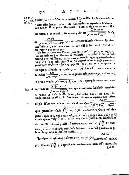 Opuscula omnia actis eruditorum lipsiensibus inserta, quae ad universam mathesim, physicam, medicinam, anatomiam, chirurgiam et philologiam pertinent; nec non epitomae si quae materia vel criticis animadversionibus celebriores