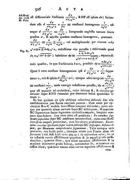 Opuscula omnia actis eruditorum lipsiensibus inserta, quae ad universam mathesim, physicam, medicinam, anatomiam, chirurgiam et philologiam pertinent; nec non epitomae si quae materia vel criticis animadversionibus celebriores