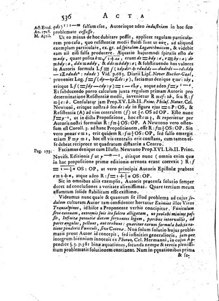 Opuscula omnia actis eruditorum lipsiensibus inserta, quae ad universam mathesim, physicam, medicinam, anatomiam, chirurgiam et philologiam pertinent; nec non epitomae si quae materia vel criticis animadversionibus celebriores