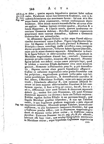 Opuscula omnia actis eruditorum lipsiensibus inserta, quae ad universam mathesim, physicam, medicinam, anatomiam, chirurgiam et philologiam pertinent; nec non epitomae si quae materia vel criticis animadversionibus celebriores