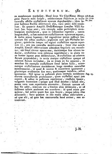 Opuscula omnia actis eruditorum lipsiensibus inserta, quae ad universam mathesim, physicam, medicinam, anatomiam, chirurgiam et philologiam pertinent; nec non epitomae si quae materia vel criticis animadversionibus celebriores