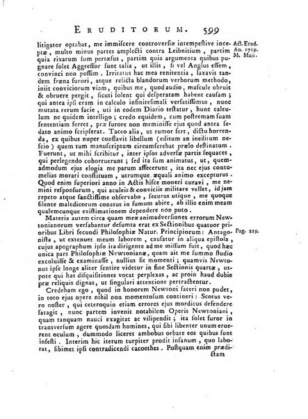 Opuscula omnia actis eruditorum lipsiensibus inserta, quae ad universam mathesim, physicam, medicinam, anatomiam, chirurgiam et philologiam pertinent; nec non epitomae si quae materia vel criticis animadversionibus celebriores