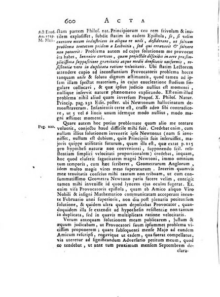 Opuscula omnia actis eruditorum lipsiensibus inserta, quae ad universam mathesim, physicam, medicinam, anatomiam, chirurgiam et philologiam pertinent; nec non epitomae si quae materia vel criticis animadversionibus celebriores