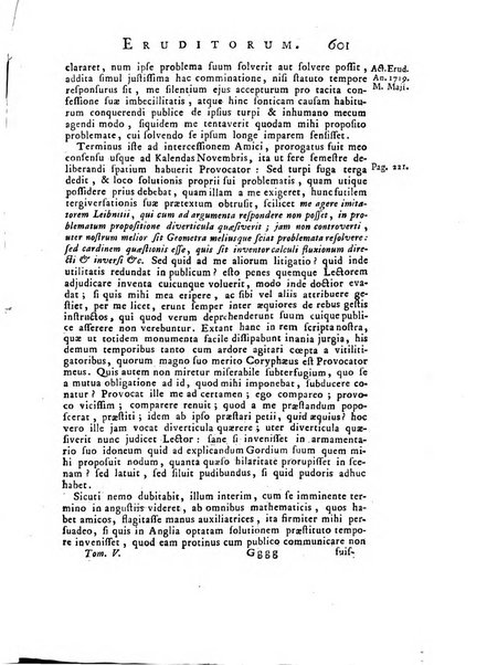 Opuscula omnia actis eruditorum lipsiensibus inserta, quae ad universam mathesim, physicam, medicinam, anatomiam, chirurgiam et philologiam pertinent; nec non epitomae si quae materia vel criticis animadversionibus celebriores