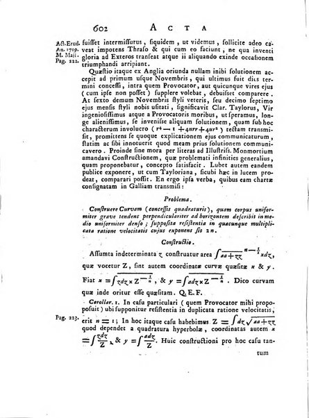 Opuscula omnia actis eruditorum lipsiensibus inserta, quae ad universam mathesim, physicam, medicinam, anatomiam, chirurgiam et philologiam pertinent; nec non epitomae si quae materia vel criticis animadversionibus celebriores