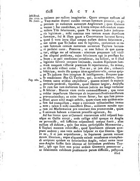 Opuscula omnia actis eruditorum lipsiensibus inserta, quae ad universam mathesim, physicam, medicinam, anatomiam, chirurgiam et philologiam pertinent; nec non epitomae si quae materia vel criticis animadversionibus celebriores