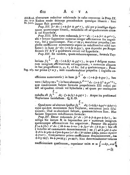 Opuscula omnia actis eruditorum lipsiensibus inserta, quae ad universam mathesim, physicam, medicinam, anatomiam, chirurgiam et philologiam pertinent; nec non epitomae si quae materia vel criticis animadversionibus celebriores