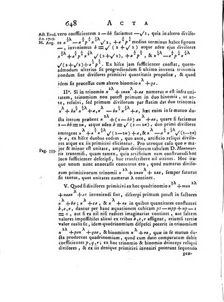 Opuscula omnia actis eruditorum lipsiensibus inserta, quae ad universam mathesim, physicam, medicinam, anatomiam, chirurgiam et philologiam pertinent; nec non epitomae si quae materia vel criticis animadversionibus celebriores