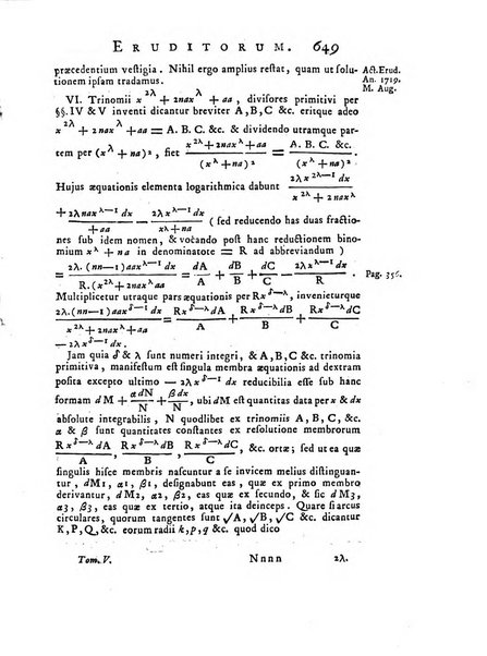 Opuscula omnia actis eruditorum lipsiensibus inserta, quae ad universam mathesim, physicam, medicinam, anatomiam, chirurgiam et philologiam pertinent; nec non epitomae si quae materia vel criticis animadversionibus celebriores