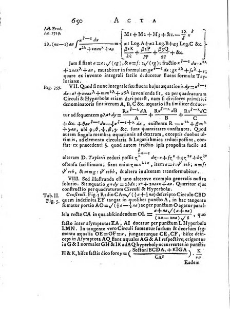 Opuscula omnia actis eruditorum lipsiensibus inserta, quae ad universam mathesim, physicam, medicinam, anatomiam, chirurgiam et philologiam pertinent; nec non epitomae si quae materia vel criticis animadversionibus celebriores