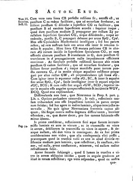 Opuscula omnia actis eruditorum lipsiensibus inserta, quae ad universam mathesim, physicam, medicinam, anatomiam, chirurgiam et philologiam pertinent; nec non epitomae si quae materia vel criticis animadversionibus celebriores