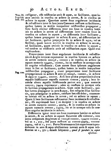 Opuscula omnia actis eruditorum lipsiensibus inserta, quae ad universam mathesim, physicam, medicinam, anatomiam, chirurgiam et philologiam pertinent; nec non epitomae si quae materia vel criticis animadversionibus celebriores