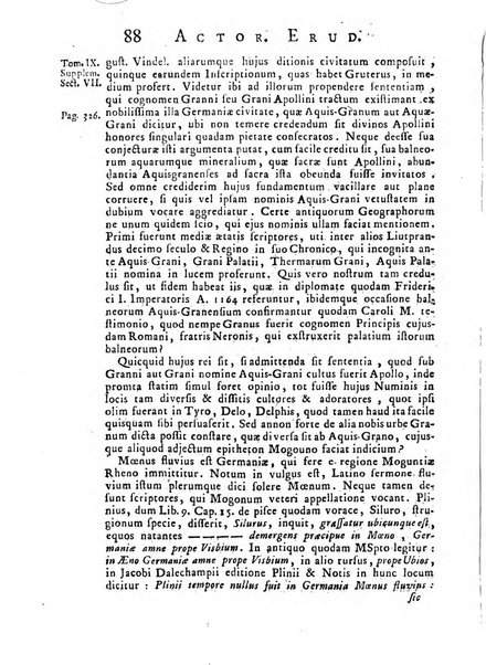 Opuscula omnia actis eruditorum lipsiensibus inserta, quae ad universam mathesim, physicam, medicinam, anatomiam, chirurgiam et philologiam pertinent; nec non epitomae si quae materia vel criticis animadversionibus celebriores