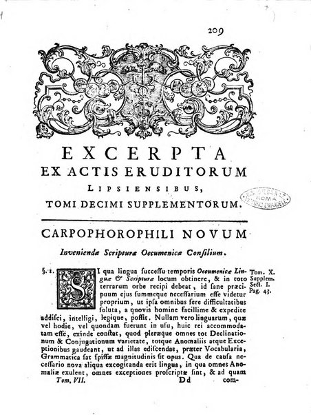 Opuscula omnia actis eruditorum lipsiensibus inserta, quae ad universam mathesim, physicam, medicinam, anatomiam, chirurgiam et philologiam pertinent; nec non epitomae si quae materia vel criticis animadversionibus celebriores