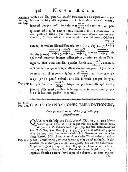 Opuscula omnia actis eruditorum lipsiensibus inserta, quae ad universam mathesim, physicam, medicinam, anatomiam, chirurgiam et philologiam pertinent; nec non epitomae si quae materia vel criticis animadversionibus celebriores