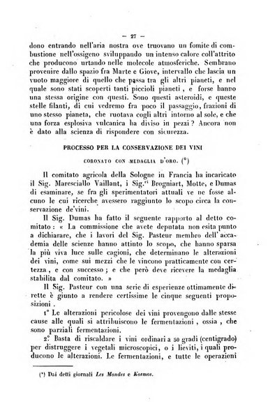 Cronichetta mensuale delle piu importanti moderne scoperte nelle scienze naturali e loro applicazioni alle arti ed industria