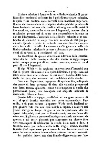 Cronichetta mensuale delle piu importanti moderne scoperte nelle scienze naturali e loro applicazioni alle arti ed industria