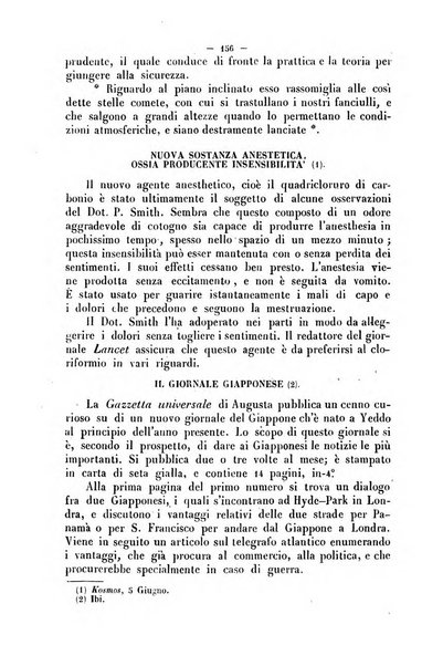 Cronichetta mensuale delle piu importanti moderne scoperte nelle scienze naturali e loro applicazioni alle arti ed industria