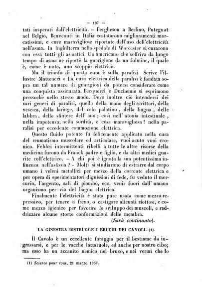 Cronichetta mensuale delle piu importanti moderne scoperte nelle scienze naturali e loro applicazioni alle arti ed industria