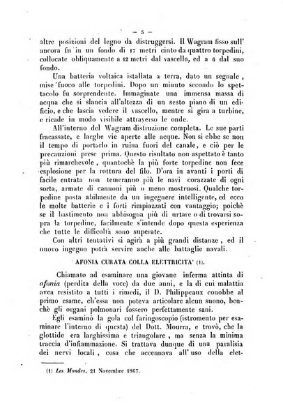 Cronichetta mensuale delle piu importanti moderne scoperte nelle scienze naturali e loro applicazioni alle arti ed industria