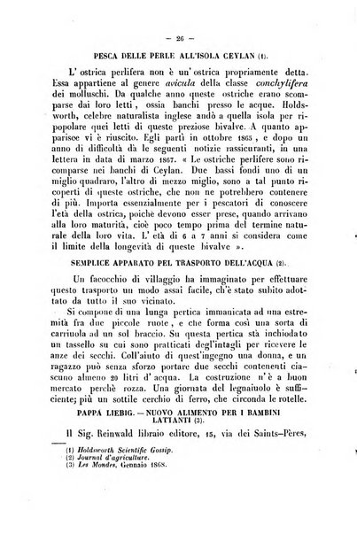 Cronichetta mensuale delle piu importanti moderne scoperte nelle scienze naturali e loro applicazioni alle arti ed industria